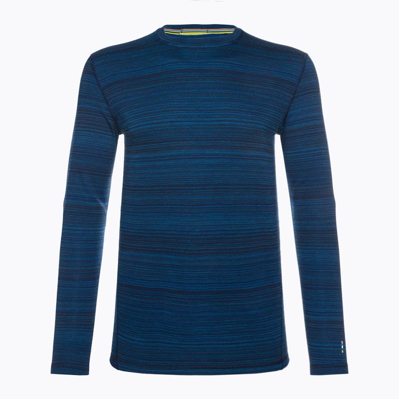 Férfi termoaktív pulóver Smartwool Merino 250 Baselayer Crew Boxed deep navy color shift 3