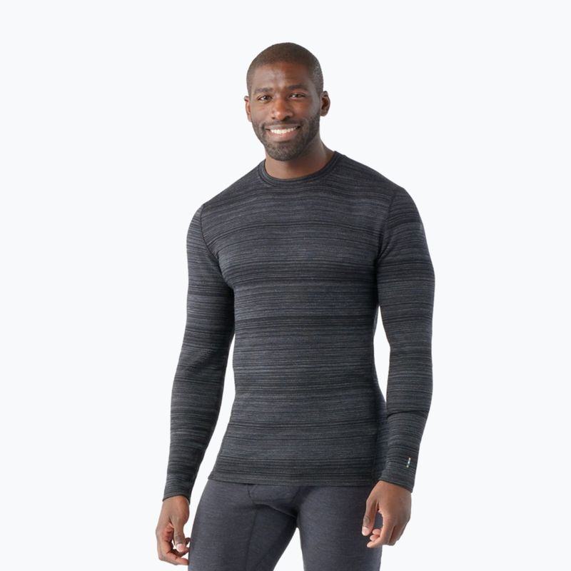 Férfi Smartwool Merino 250 Baselayer Crew Boxed thermo póló fekete színváltás 6