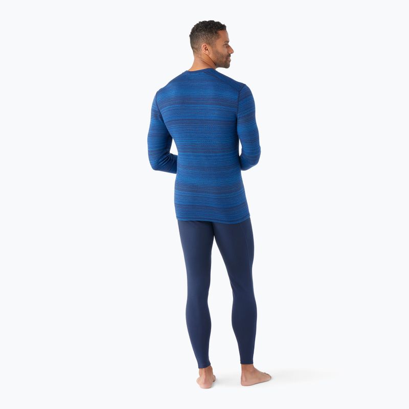 Férfi termoaktív pulóver Smartwool Merino 250 Baselayer Crew Boxed deep navy color shift 2