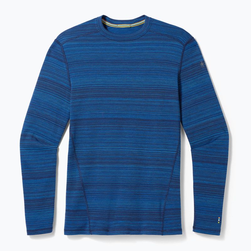 Férfi termoaktív pulóver Smartwool Merino 250 Baselayer Crew Boxed deep navy color shift 6