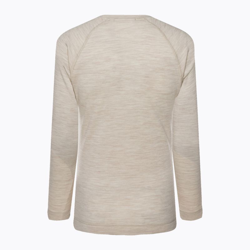 Női termoaktív pulóver Smartwool Merino 250 Baselayer Crew Boxed almond heather 4