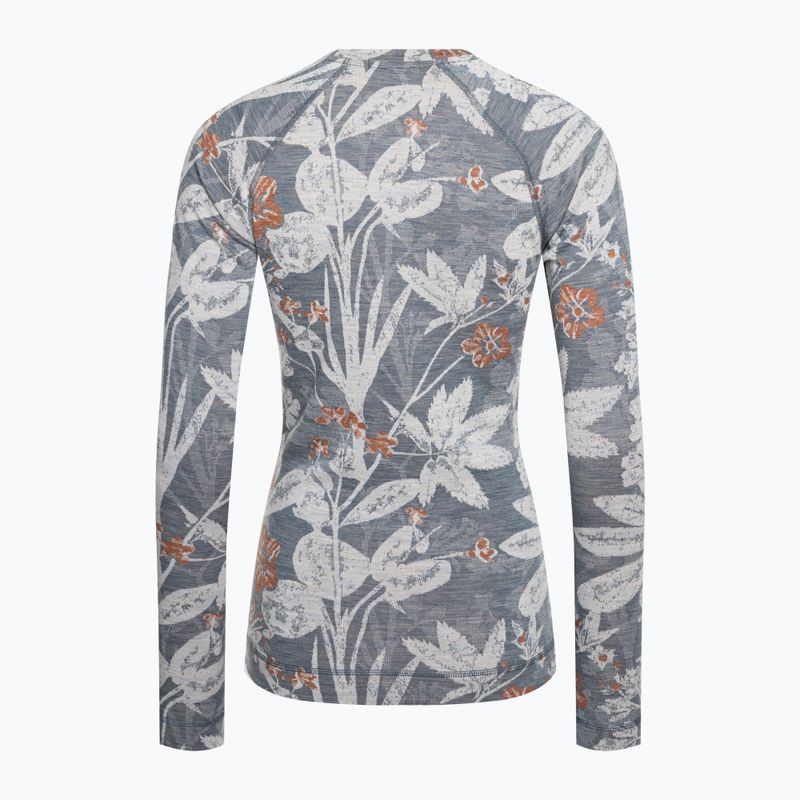 Női termoaktív pulóver Smartwool Merino 250 Baselayer Crew Boxed winter sky floral 4