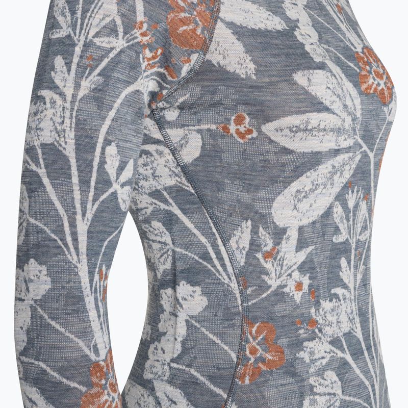 Női termoaktív pulóver Smartwool Merino 250 Baselayer Crew Boxed winter sky floral 5