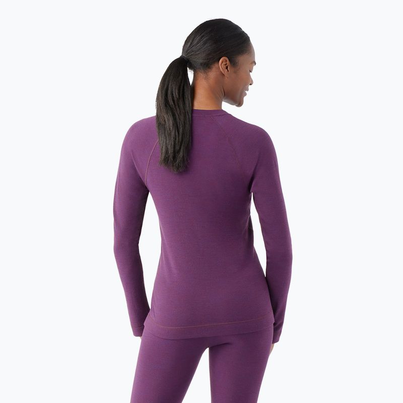 Női termoaktív pulóver Smartwool Merino 250 Baselayer Crew Boxed purple iris heather 2