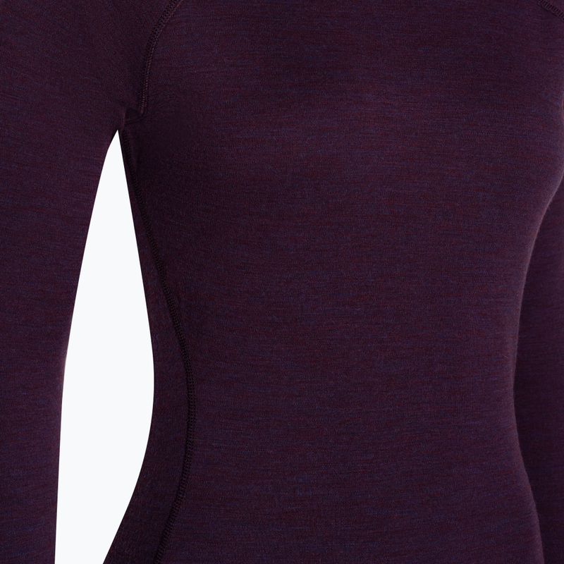 Női termoaktív pulóver Smartwool Merino 250 Baselayer Crew Boxed purple iris heather 5
