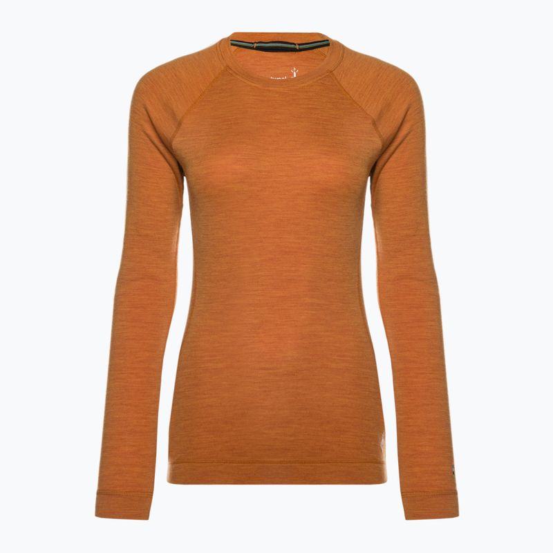 Női termoaktív pulóver Smartwool Merino 250 Baselayer Crew Boxed marmalade heather 3