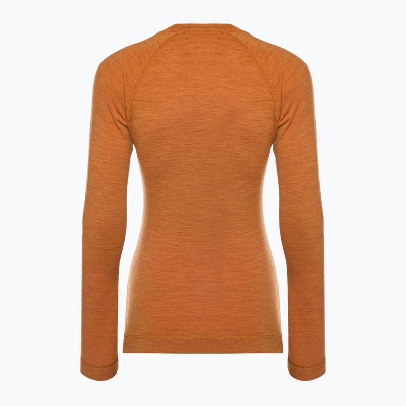 Női Smartwool Merino 250 Baselayer Crew dobozos thermo póló maralade heather 4