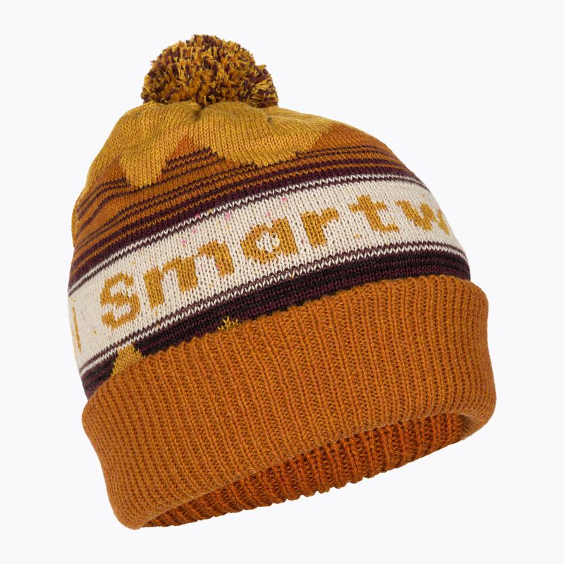Smartwool kötött téli mintás POM méz arany heather sapka