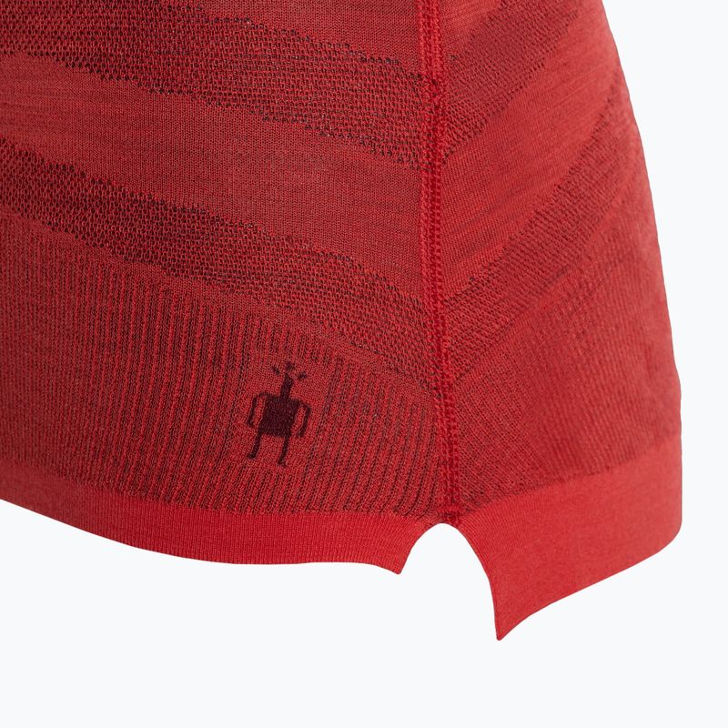 Női hőaktív pulóver Smartwool Intraknit Thermal Merino Baselayer Crew scarlet/black 4