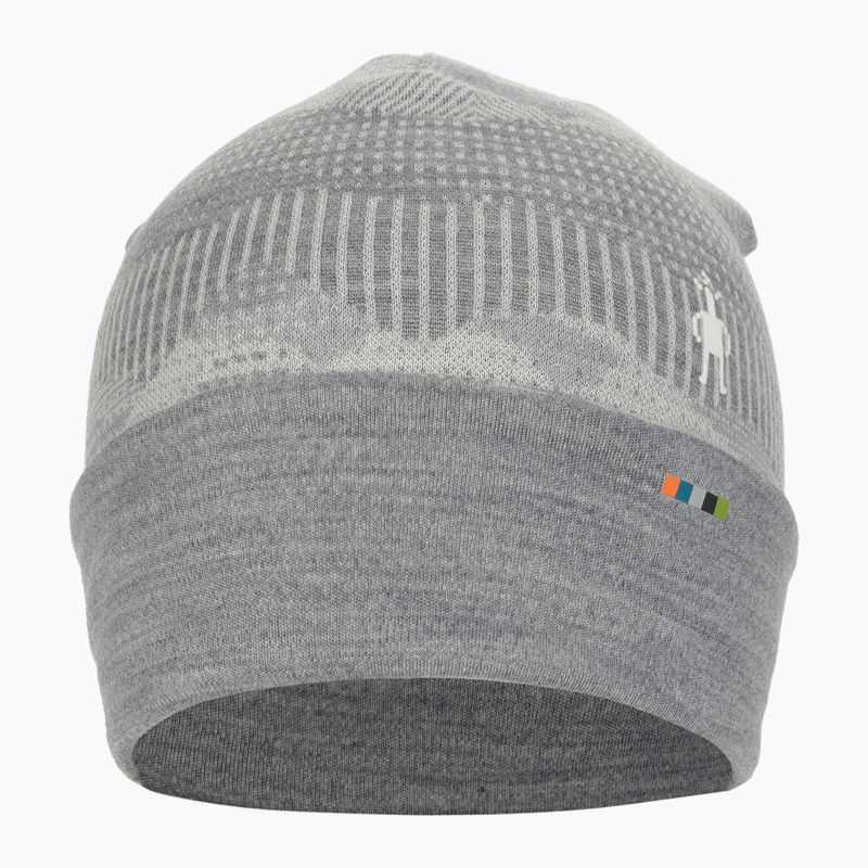 Smartwool Merino Reversible Cuffed világosszürke hegyi tájkép sapka 2