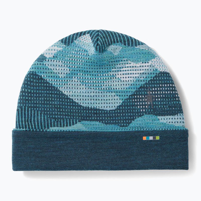 Smartwool Merino megfordítható mandzsettás sapka twilight blue mtn scape 6