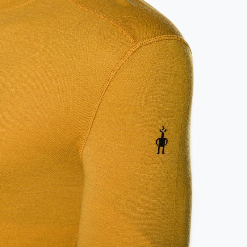 Férfi termoaktív pulóver Smartwool Merino 250 Baselayer Crew Boxed honey gold 5