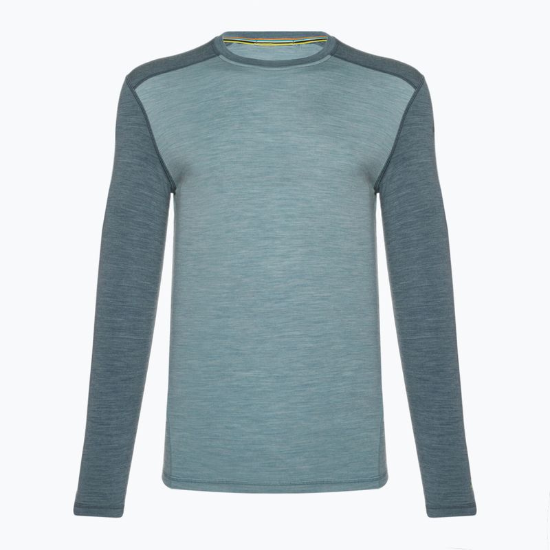 Férfi Smartwool Merino 250 Baselayer Crew dobozos ónkék-ólom termál póló 3