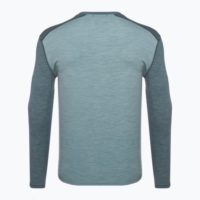 Férfi termoaktív pulóver Smartwool Merino 250 Baselayer Crew Boxed pewter blue-lead 4
