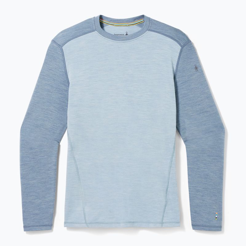 Férfi termoaktív pulóver Smartwool Merino 250 Baselayer Crew Boxed pewter blue-lead 6