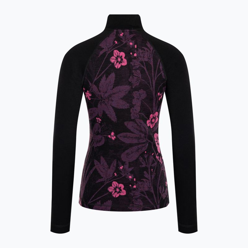Női termoaktív pulóver Smartwool Classic Thermal Merino Baselayer 1/4 Zip Boxed purple iris 4