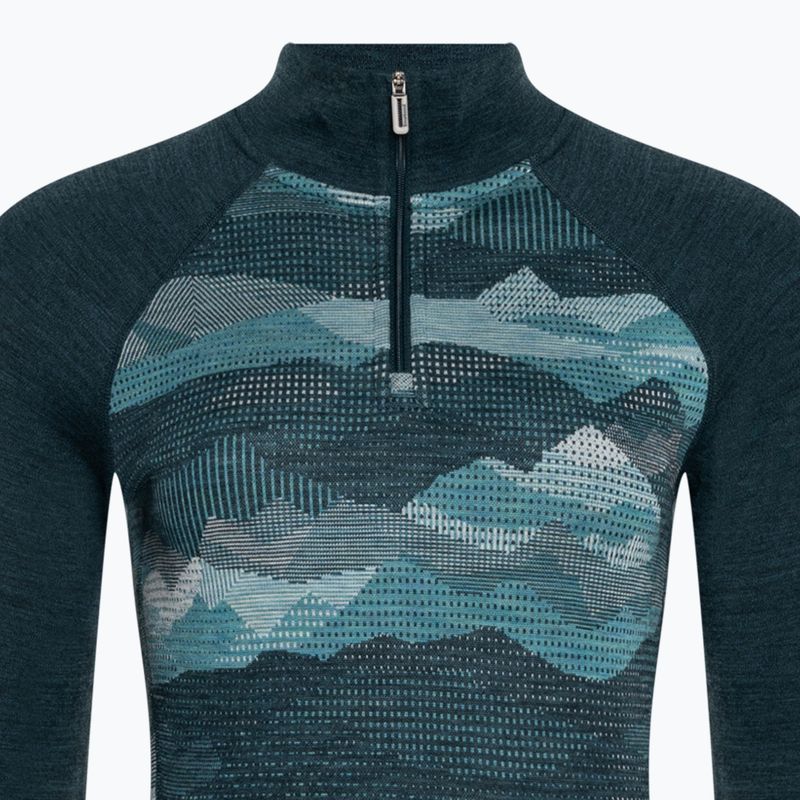 Női termoaktív pulóver Smartwool Classic Thermal Merino Baselayer 1/4 Zip Boxed twilight 5