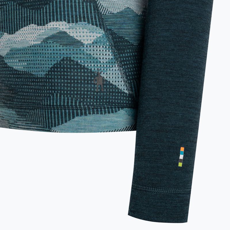 Női termoaktív pulóver Smartwool Classic Thermal Merino Baselayer 1/4 Zip Boxed twilight 6