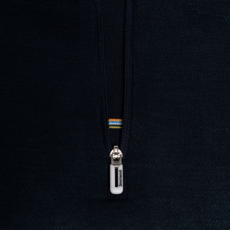 Női termoaktív pulóver Smartwool Intraknit Thermal Merino Baselayer Colorblock 1/4 Zip navy 6