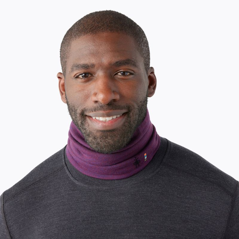 Smartwool Thermal Merino Reversible lila írisz heather csősál 2