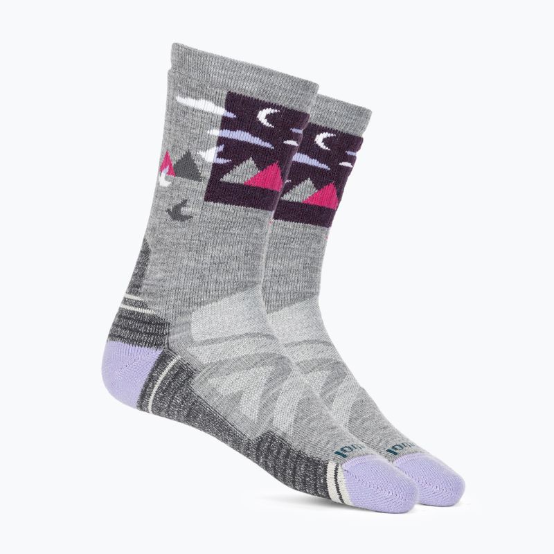 Női túrazokni Smartwool Hike Full Cushion Alpine Perch Crew világosszürke