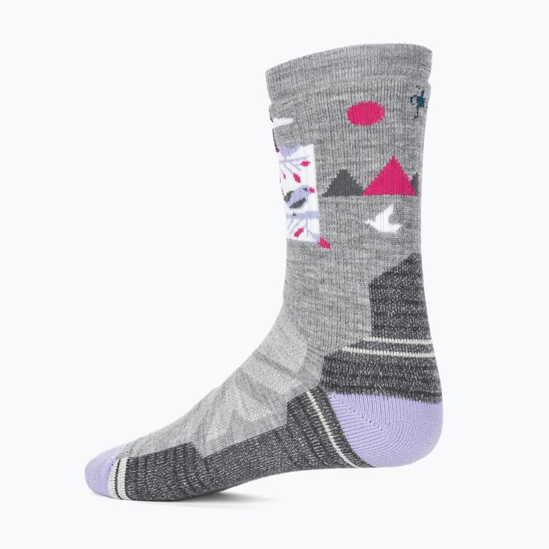 Női túrazokni Smartwool Hike Full Cushion Alpine Perch Crew világosszürke 2