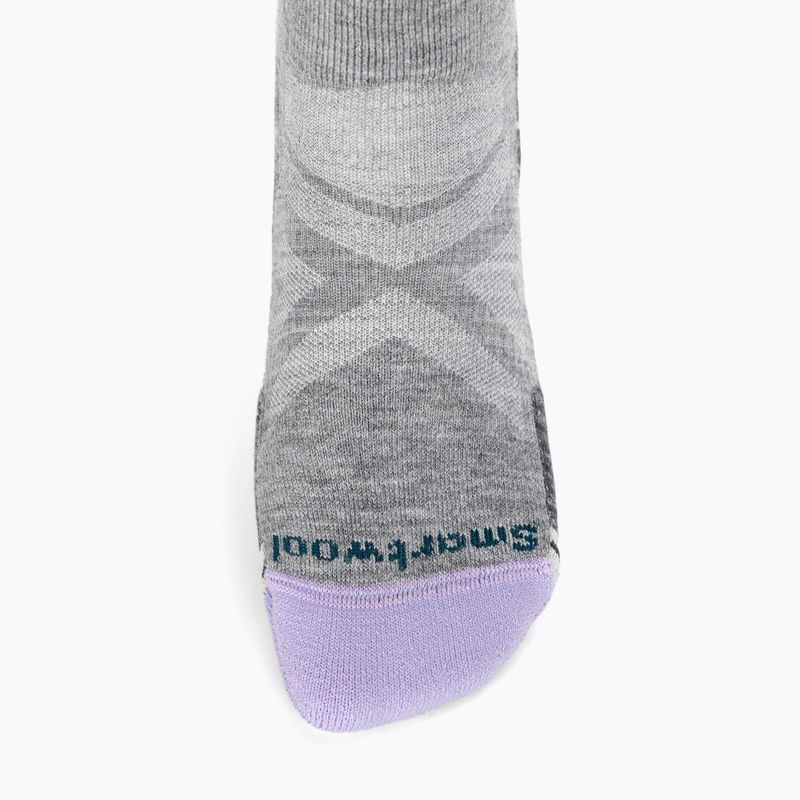 Női túrazokni Smartwool Hike Full Cushion Alpine Perch Crew világosszürke 4