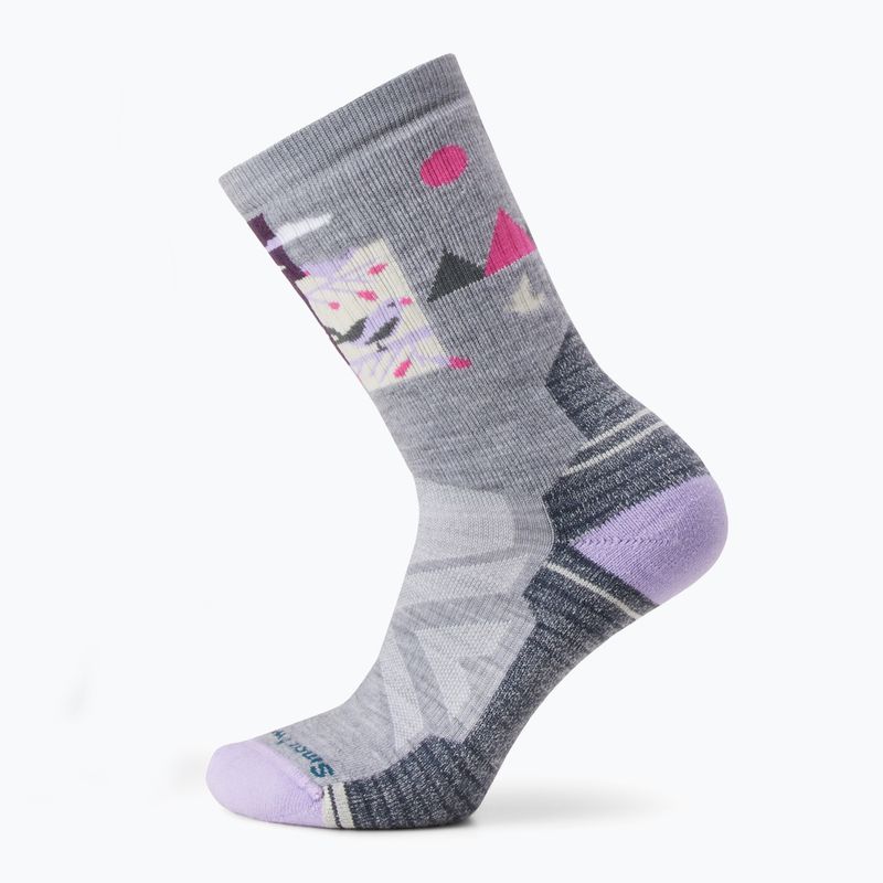 Női túrazokni Smartwool Hike Full Cushion Alpine Perch Crew világosszürke 6