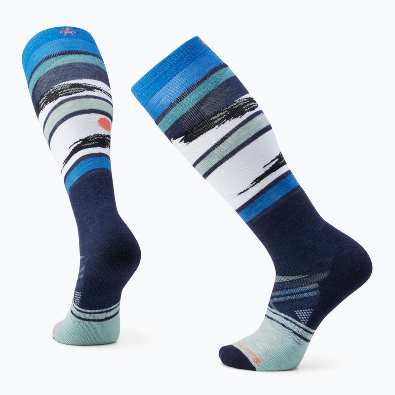 Smartwool Ski Full Cushion Midnight Pattern OTC mély navi zokni 6