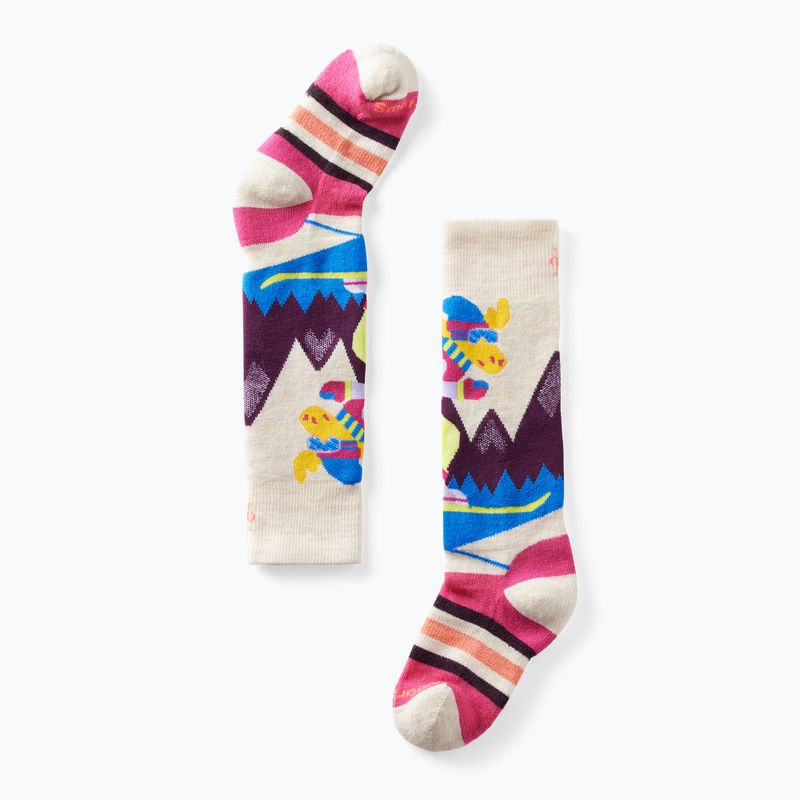 Smartwool gyerek zokni Wintersport Full Cushion Mountain Moose Pattern OTC moonbeam 6