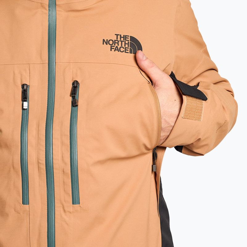 Férfi sí dzseki The North Face Mount Bre mandula vaj/fekete 4