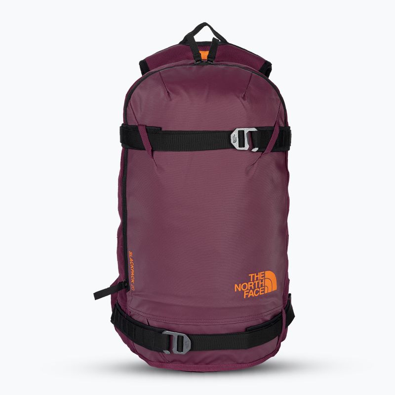 Női snowboard hátizsák The North Face Slackpack 2.0 20 l boysenberry/mandarin