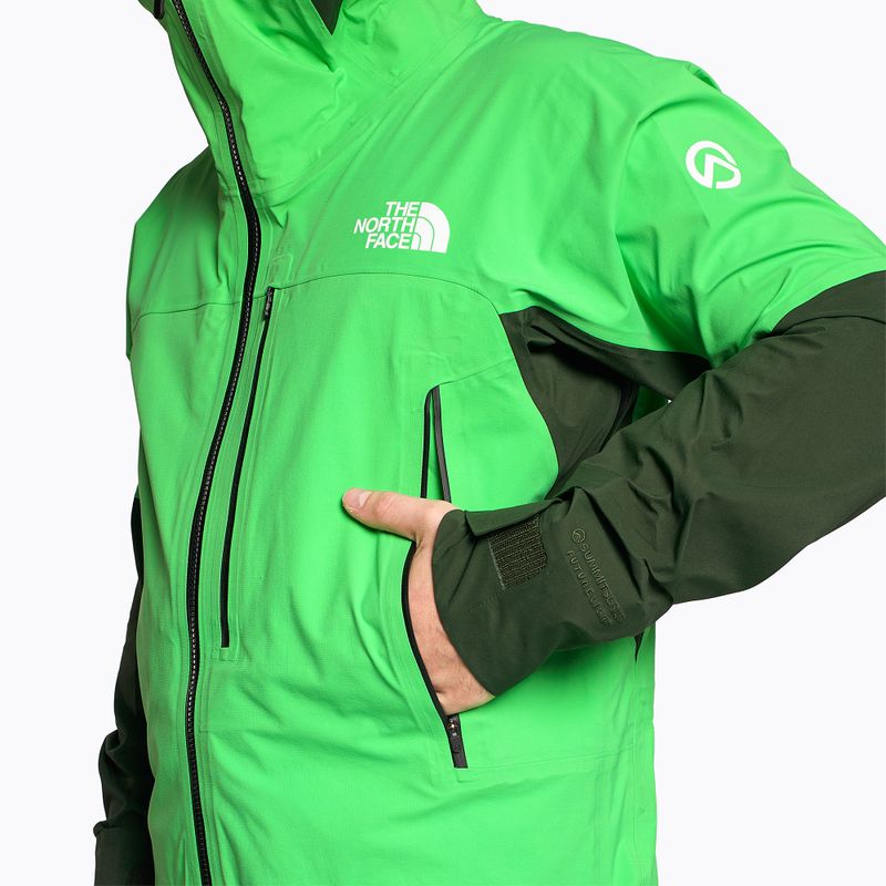 Férfi sí dzseki The North Face Summit Stimson Futurelight klorofil zöld 5