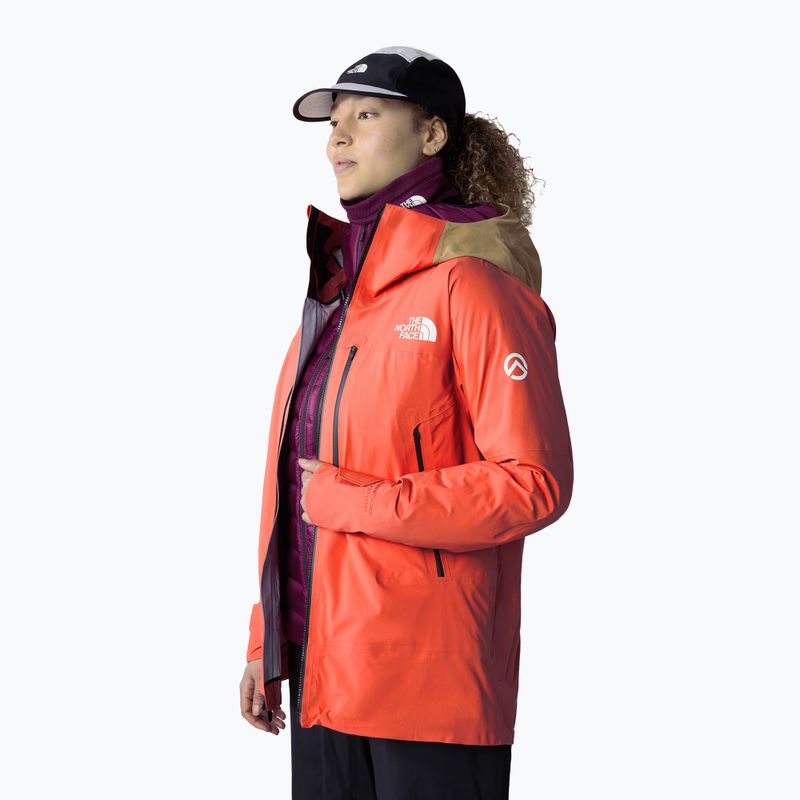 Női sí dzseki The North Face Summit Stimson Futurelight radiant orange/almond butter