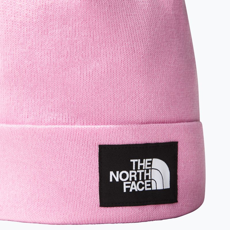 The North Face Dock Worker Újrahasznosított orchidea rózsaszín téli sapka 4