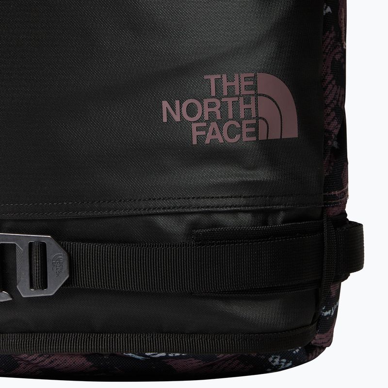 Női snowboard hátizsák The North Face Slackpack 2.0 20 l fawn grey snake charmer print/fekete/fekete/fawn grey 3