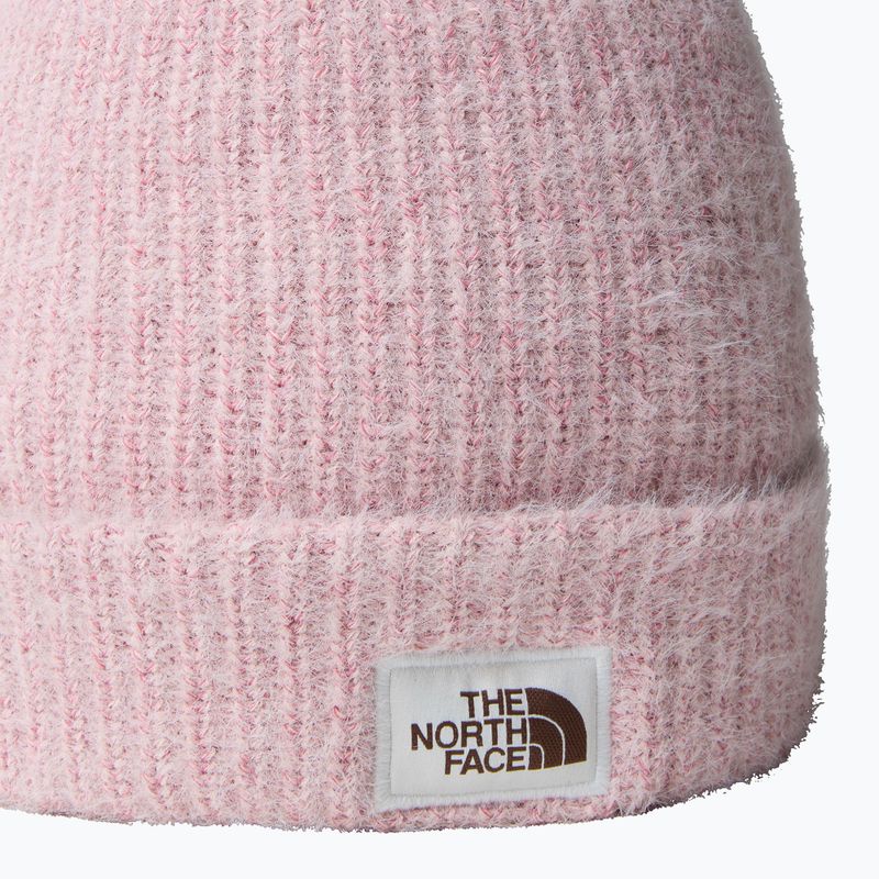 Női téli sapka The North Face Salty Bae Lined rózsaszín moha 2