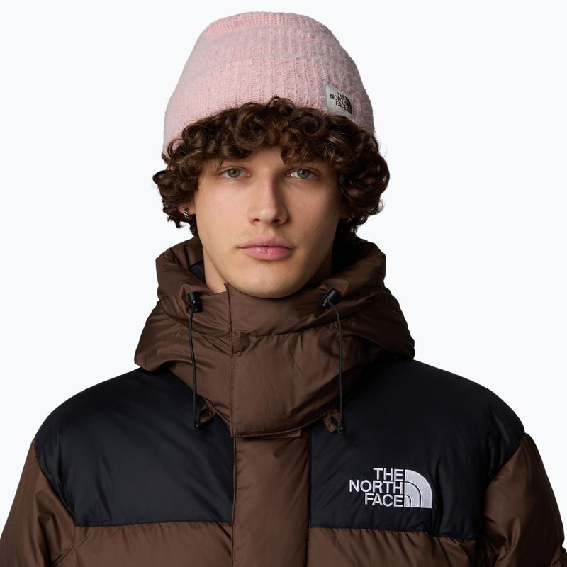 Női téli sapka The North Face Salty Bae Lined rózsaszín moha 3