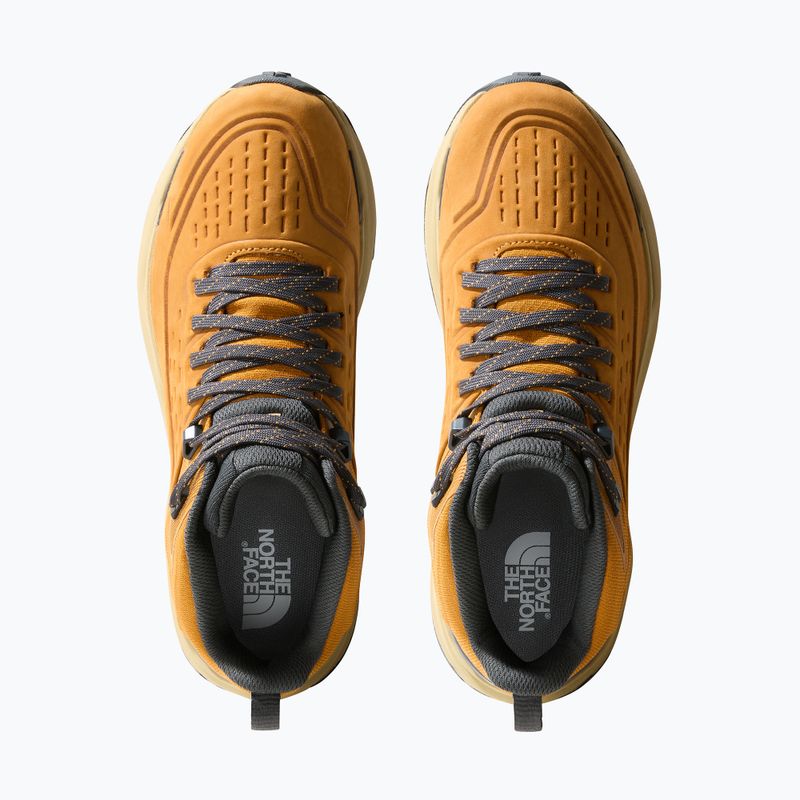 Férfi túrabakancs The North Face Vectiv Exploris 2 Mid Futurelight Lthr citrinsárga/khaki stone 10
