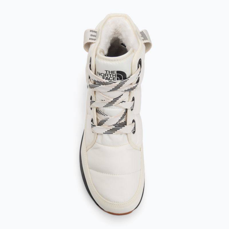 Női téli csizma The North Face Thermoball Lace Up Luxe Wp Gardenia White/Black 5