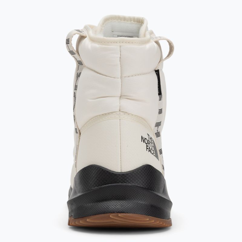 Női téli csizma The North Face Thermoball Lace Up Luxe Wp Gardenia White/Black 6