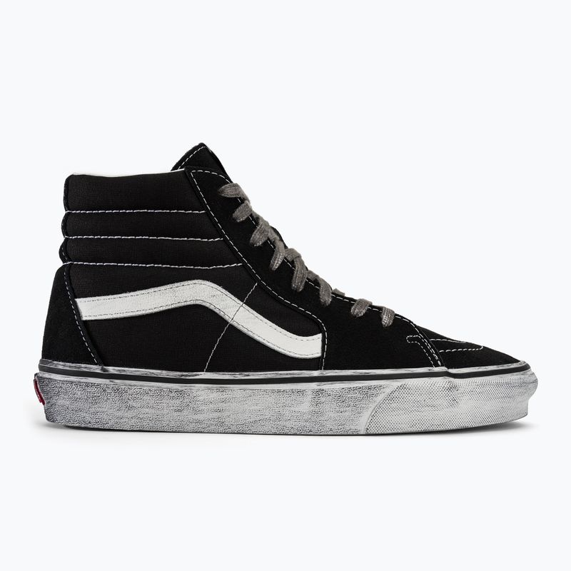 Cipő Vans SK8-Hi Stressed black/white 2