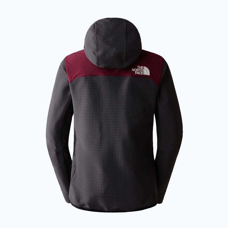 Női pehelykabát The North Face Dawn Turn Hybrid Ventrix Midlayer aszfalt szürke/bogyó szürke bogyó 2