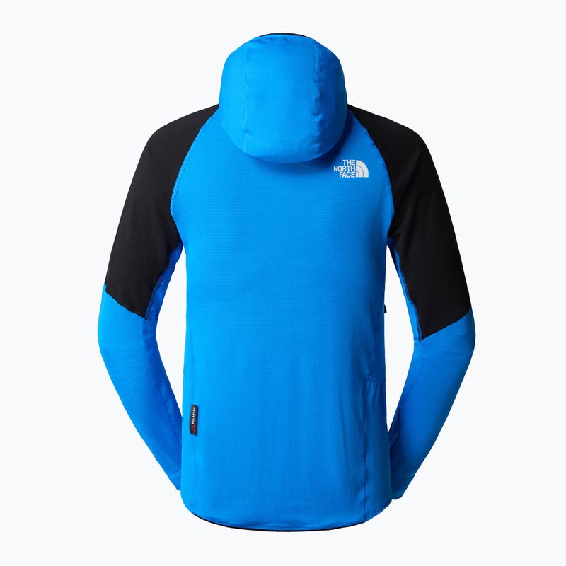 Férfi The North Face Bolt Polartec Fleece kapucnis pulóver optik kék/fekete 7