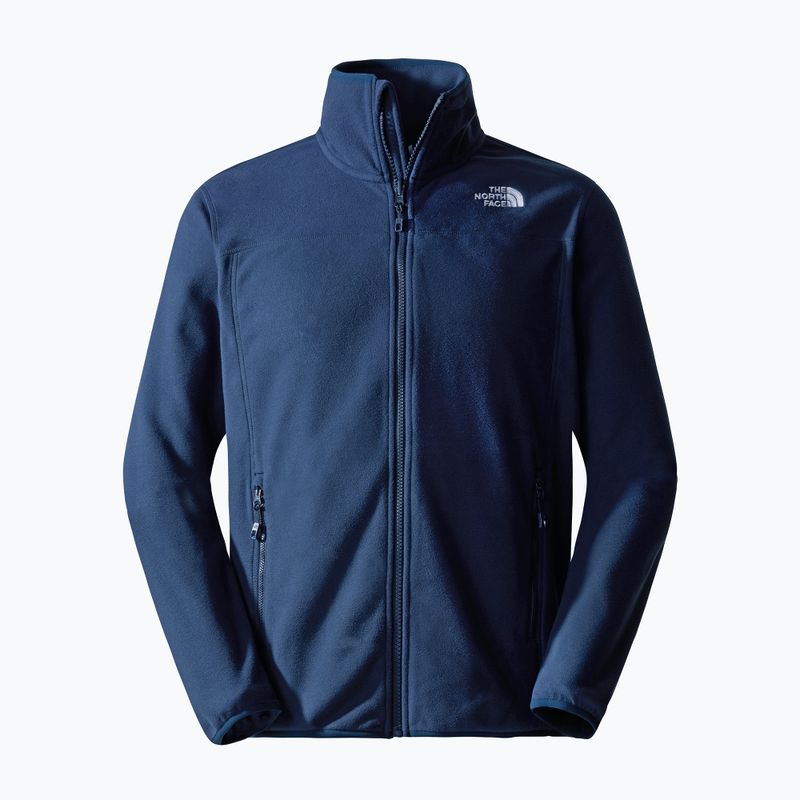 Férfi gyapjú pulóver The North Face 100 Glacier Full Zip csúcstalálkozó navy 5