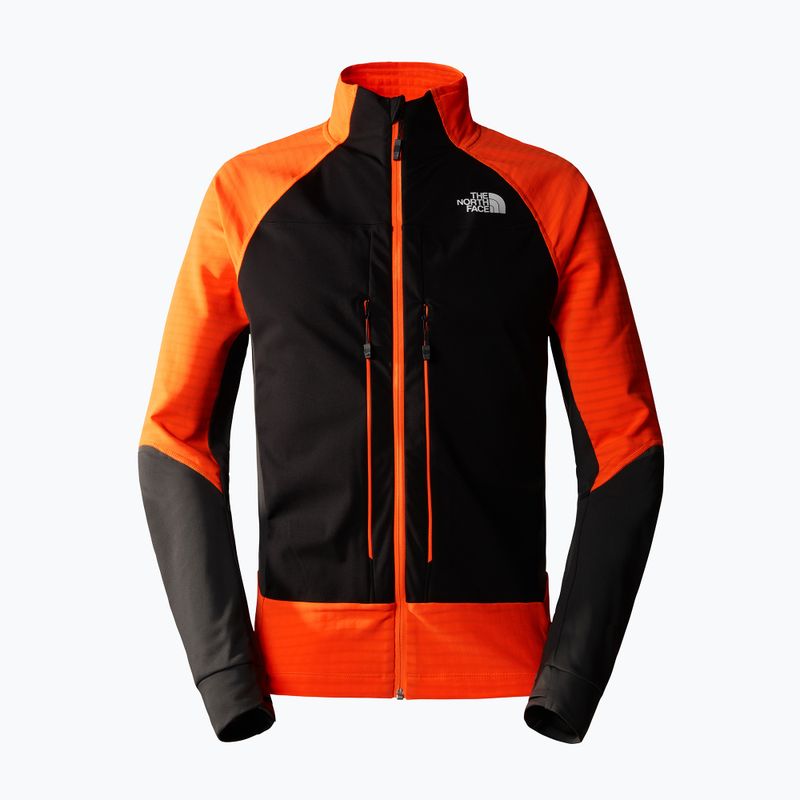 Férfi softshell dzseki The North Face Dawn Turn Softshell Fz fekete/sokkoló narancs/aszfalt szürke 4