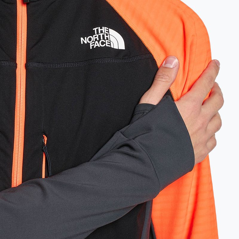 Férfi softshell dzseki The North Face Dawn Turn Softshell Fz fekete/sokkoló narancs/aszfalt szürke 3