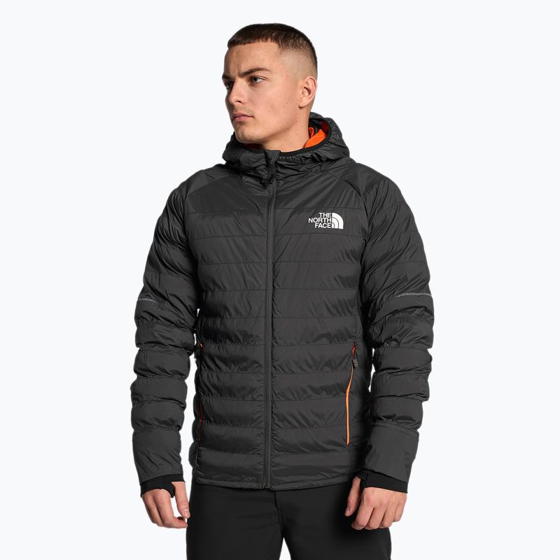 Férfi sí dzseki The North Face Dawn Turn 50/50 Szintetikus aszfalt szürke/piros narancs