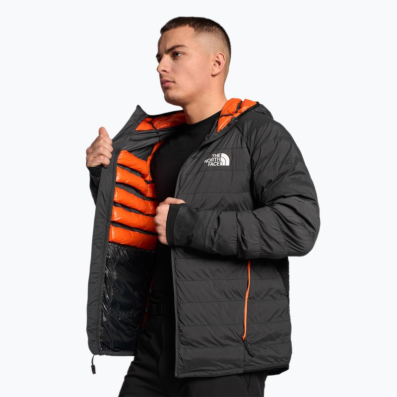 Férfi sí dzseki The North Face Dawn Turn 50/50 Szintetikus aszfalt szürke/piros narancs 3