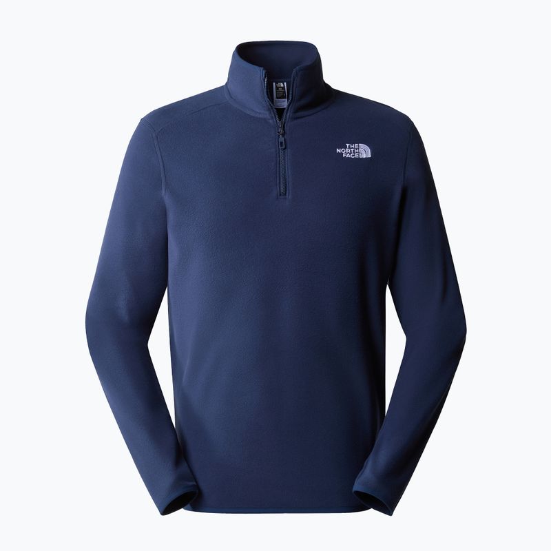 Férfi gyapjú pulóver The North Face 100 Glacier 1/4 Zip csúcs navy 4